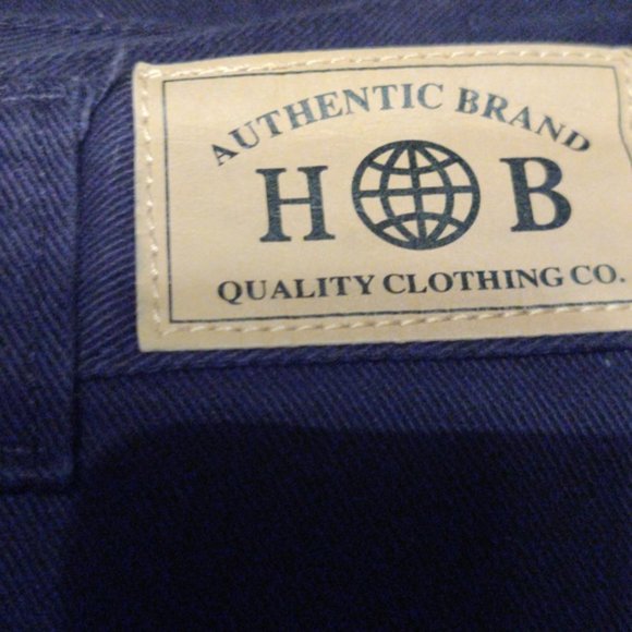 Black Jeans 48 x 30 100% Cotton 5 Pocket - Picture 2 of 10